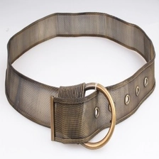 中国 Gold metal skinny elastic waistband wholesale waist belt BT60037 メーカー