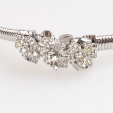 الصين Indian thin fashion new silver rhinestone cloth metal belt BT60048 الصانع