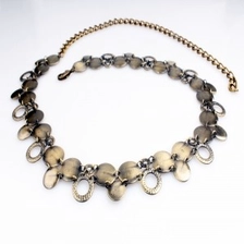 الصين Ladies fashion fancy decoration gold belly dance coin belt BT60064 الصانع