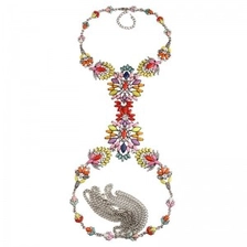 الصين Ladyfirst 2018 New Long Body Statement  Crystal Long Pendants Statement Rhinestone Necklace الصانع