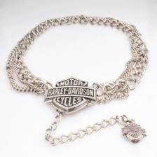 الصين New design metal letters silver plated mens waist belt BT60041 الصانع
