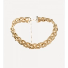 China Wholesale newest design multi color 6 line woven round snake chain choker manufacturer
