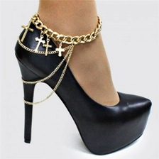 الصين accessory crossing jewelry high heel ankle chain TS012 الصانع