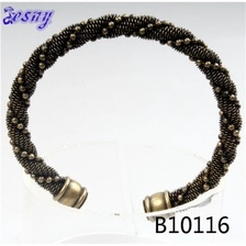 الصين bicycle ball chain braided cuff bangle bracelet B10116 الصانع