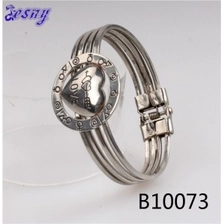 الصين couple love mexican silver chrome hearts bracelet B10073 الصانع