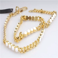 中国 fashion lady beaded gold waist chain sash belt BT60021 メーカー