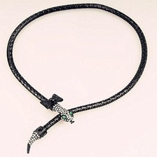 الصين fashion snake shaped crystal sex charmed necklace N90002 الصانع