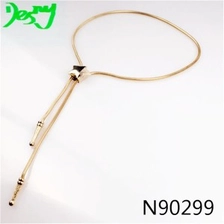 الصين gold keychain stretch star lariat choker necklace N90299 الصانع