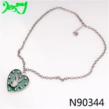 الصين men and womens playboy rabbit heart pendant necklace N90344 الصانع