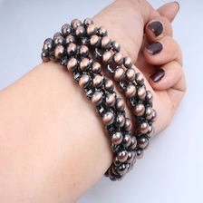 الصين precious metal jewelry princess chunky beaded necklace N90051 الصانع