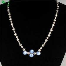الصين sale crystal fashion jewelry moonstone choker necklace N90275 الصانع
