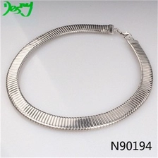 الصين silver elastic key chain fashion jewelry choker necklace N90194 الصانع