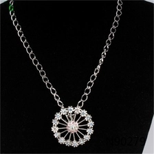 الصين silver turkey snowflake pendant jewelry necklace N90279 الصانع