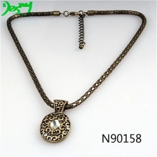 الصين vintage boutique gold ethnic jewelry pendant necklace N90158 الصانع