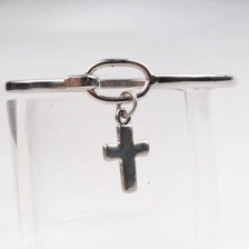 الصين wholesale cheap silver sideways cross bracelet B10148 الصانع