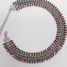 China 2018 Custom Rhinestone Chain Choker Manufacturer in China manufacturer