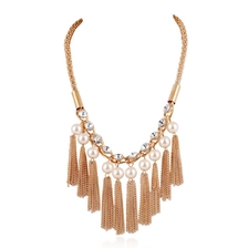 China Choker Necklace Tassel Short Clavicle Necklace Women Party Statement Jewelry Gifts Accessories 2018 New manufacturer