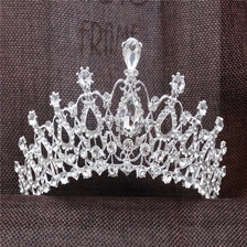 China Europe and the United States new popular bridal jewelry luxury rhinestone crown hair accessories manufacturer