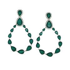 China Fashion Jewelry Earring Jewelry Dubai rose gold earring Costume Jewelry women fashion earring, Gold Plated Female Earring manufacturer