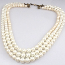 China Fashion Latest Desig Pearl Necklace High Quality Strand  Birthday Anniversary Gifts for Women Mom Wife manufacturer