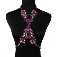 China Fashion crystal Body Chain,Women Body Chain Jewelry manufacturer