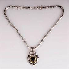 porcelana Joyería de moda collar collar colgante chapado en rodio clásico collar fabricante