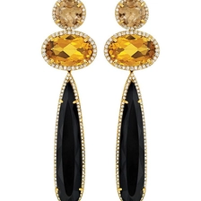 China High quality fashion austrilian stone jewelry long pendant earrings for women,Wedding fashion style CZ bridal long dangle earring jewelry manufacturer