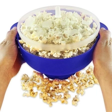 Cina Amazon Magic Microwave Popper Popcorn Hot Air, Pieghevole Popcorn Maker Silicone con coperchio produttore