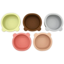 China BHD 100% Food Grade Non-Toxic BPA Free Toddler First Stage Self Feeding Set Suction Silicone Baby Bowl Hersteller