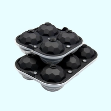 China BHD Design de futebol por atacado 6 Cavidade fabricante de bolas de gelo de gelo grau de silicone bola de gelo molde de silicone lento fabricante de gelo de silicone fabricante