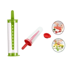 Chine Sans BPA en plastique glace popsicle moules-Frozen Fruit Ice Popsicle maker fabricant