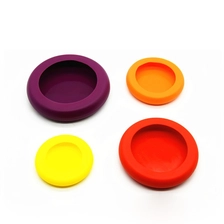 Chine Ensemble chinois de prix d'usine fournisseur de 4 couvercles de silicone pour fruits, Food Fresh Saver fabricant