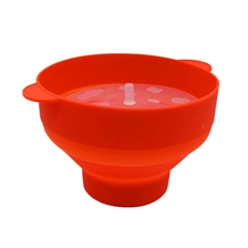 Cina Popper pieghevole di popcorn del microfono del silicone, ciotola del creatore di popcorn di aria calda magica produttore