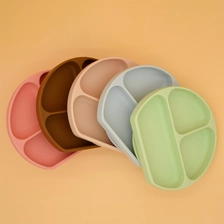 China FDA zugelassenes Silikon-Baby-Tischset, rutschfestes Silikon-Baby-Tischset Hersteller