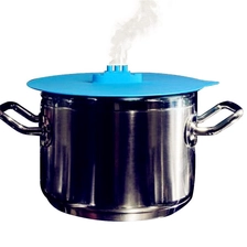 China FDA genehmigte Dampf-Schiffs-Silikon-Dampfer-Topf-Abdeckungen, 3 PC-dämpfende Topf-Deckel für das Kochen Hersteller
