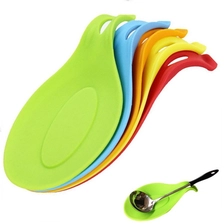 Chine Repose de cuillère de silicone de cuisine, support résistant à la chaleur de spatule d'ustensile de cuisine fabricant