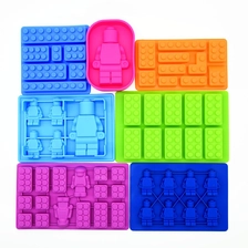 China Lego Silicone Molds Building Blocks and Robots, Ice cube Bricks Tray ,Set of 8 Hersteller