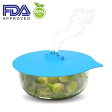 Chine Couvercle de couvercle d'aspiration de silicone approuvé par FDA de couvercles de silicone de micro-ondes et couvercles de pot de silicone fabricant