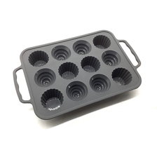 Cina Il nuovo arrivo è facile da prendere l'acciaio che rafforza la panna di cottura del muffin del silicone di FDA produttore