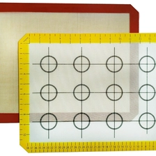 Çin Non-Stick Silicone Pişirme Mat, 2 Pack Silikon Cookie Mat Gıda Sınıfı Silikon Pişirme Levha Mat üretici firma