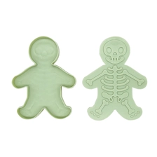 Chine Coupeur en gros de biscuit de tampon de biscuit de catégorie comestible en gros, cachet de biscuit pour le squelette de Gingerman fabricant