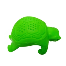 China Schildkröte-Form-Silikon-Tee-Ei, Edelstahl-lose Blatt-Tee-Ei Hersteller