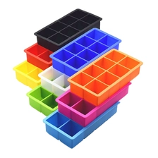 China Atacado 8 Cavity 2 "FDA Silicone Ice Cube Maker fabricante