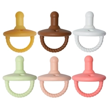 China Groothandel Food Grade Silicone Fopspeen Baby Sleeping Fopspeen Soft Infant Tandziektes Speelgoed fabrikant