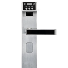 الصين Biometric door lock with fingerprint password, rfid card door lock الصانع