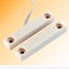 porcelana contacto de puerta magnético cableado para sistemas de alarma de intrusión, interruptor de láminas magnético sensor PY-c52 fabricante