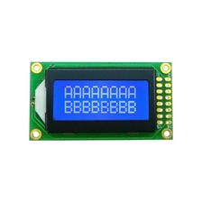 Cina Modulo display LCD STN 8x2 Schermo LCD a 0802 (WC0802T3SGW1b) produttore
