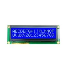 Cina 1602 Display blu Pannello LCD monocromatico Pannello LCD 16x2 Modulo di visualizzazione caratteri (WC1602M8SGW6B) produttore
