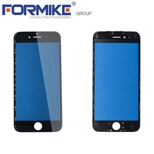 China High quality phone Accessories Phone 6 Corning front glass with frame bezel(iPhone 6 Black) manufacturer