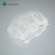 Chine Couchons de bouffant non tissés jetables Net de cheveux pour la restauration du spa à salon hospitalier et espace de travail sans poussière (blanc) fabricant